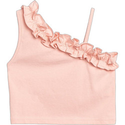 Funky Παιδικό Crop Top Αμάνικο Ροζ 126-505126-1