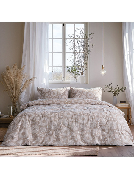 Beauty Home Σετ Πάπλωμα Μονό 160x230 Moments Art 12568 Μπεζ