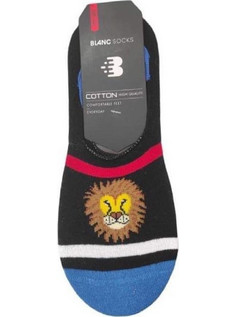 EKMEN Lion Ανδρικές Κάλτσες Σοσόνια με Σχέδια Navy Μπλε S4U445