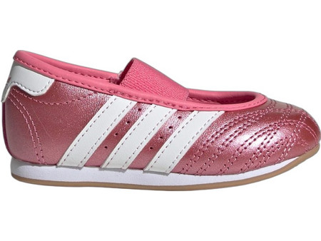 Adidas Taekwondo Παιδικές Μπαλαρίνες Ύφασμα Ανατομικές με Λάστιχο Φούξια KJ8245
