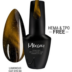 Mixcoco Luminous 04 Cat Eye Ημιμόνιμο Βερνίκι Νυχιών 15ml