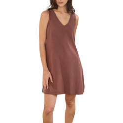 Namaste Sereya Mini Καλοκαιρινό Καθημερινό Φόρεμα Καφέ SS0826012