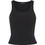 Funky Buddha Γυναικείο Καλοκαιρινό Top Ριπ Μαύρο FBL013-113-17