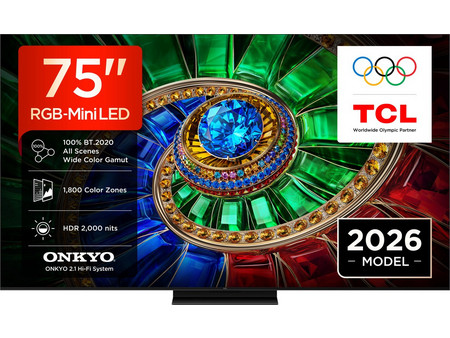 TCL 75RM7L Smart Τηλεόραση 75" 4K UHD RGB-Mini LED HDR (2026)