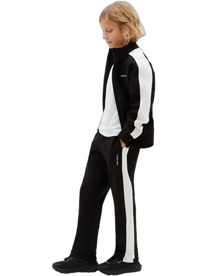 Calvin Klein Παιδικό Σετ Φόρμας Μαύρο Λευκό LVCKTJI17B-BEH