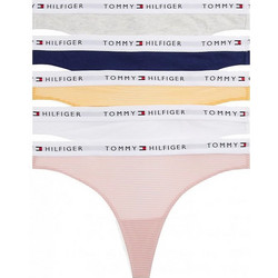 Tommy Hilfiger Βαμβακερά Γυναικεία String με Δαντέλα 5Pack UW0UW05932-0WO