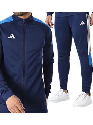 Adidas Tiro Ανδρικό Σετ Φόρμας με Λάστιχο Navy Μπλε KC7138