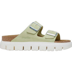 Birkenstock Arizona Papillio Δερμάτινα Γυναικεία Σανδάλια Ανατομικά Πράσινο Mint 1026888