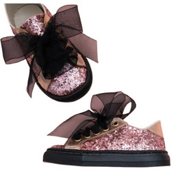 Everkid Βαπτιστικά Sneakers για Κορίτσι Δερμάτινα Ανατομικά Ροζ EK-X2P