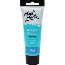 Mont Marte 22 Turquoise Ακρυλικό Χρώμα Ζωγραφικής 75ml