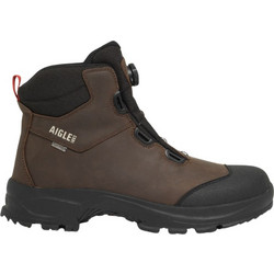 Aigle Laforse no Lace Ανδρικά Ορειβατικά Μποτάκια Αδιάβροχα Καφέ AGL34-01534-NC661