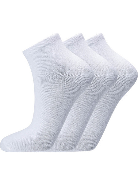 Endurance Mallorca Ανδρικές Κάλτσες Κοντές Λευκές 3Pack E151502-1002