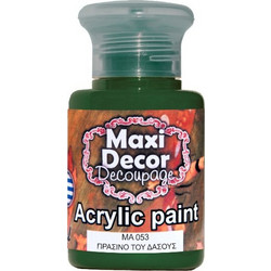 Maxi Decor 053 Forest Green Ακρυλικό Χρώμα Ζωγραφικής 60ml