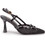 Adam's Γόβες Slingback Δερμάτινες με Λεπτό Ψηλό Τακούνι Μαύρες 848-26006-27