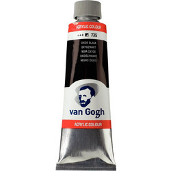 Royal Talens Van Gogh 735 Oxide Black Ακρυλικό Χρώμα Ζωγραφικής 150ml