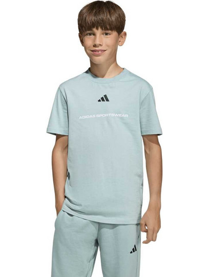Adidas Παιδικό T-Shirt Κοντομάνικο Πράσινο Mint KG5190