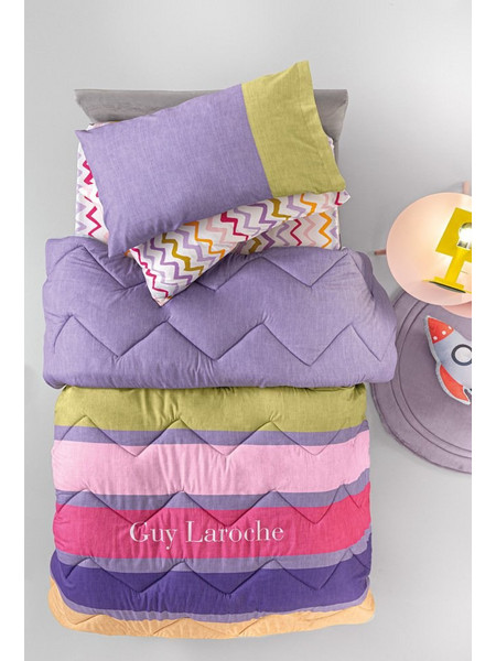 Guy Laroche Παιδικό Κουβερλί Μονό Microfiber 160x230 Funny Multi Μωβ