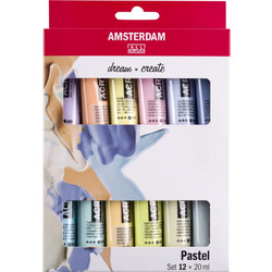 Royal Talens Art Creation Pastel Σετ Ακρυλικά Χρώματα Ζωγραφικής 20ml 12τμχ