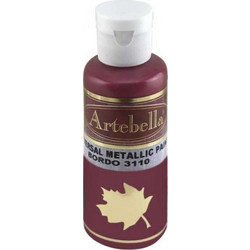 Artebella 3110 Metallic Bordeaux Ακρυλικό Χρώμα Ζωγραφικής 130ml