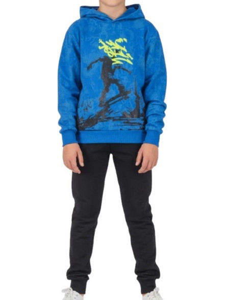 Joyce Παιδικό Σετ Φόρμας Royal Blue Μαύρο 261410202