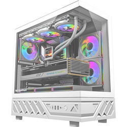 Darkflash DS950 White Gaming Midi Tower Κουτί Υπολογιστή με Πλαϊνό Παράθυρο