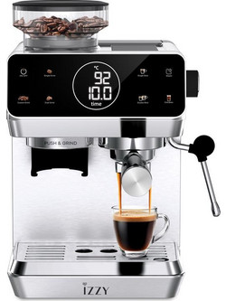 Izzy IZ-6029 Μηχανή Espresso 1500W 20bar με Μύλο