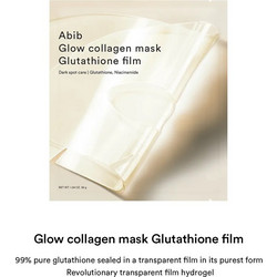 Abib Glow Collagen Glutathione f Sheet Μάσκα Προσώπου για Ενυδάτωση & Λάμψη με Κολλαγόνο 38gr