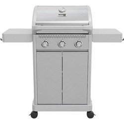 Bormann Legend BBQ7030 Φορητή Ψησταριά Υγραερίου με 3 Εστίες 9kW Επιφάνειας 60x42cm 084204