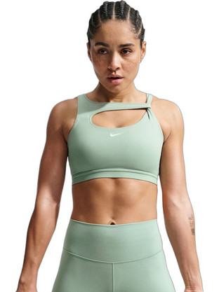 Nike One Αθλητικό Μπουστάκι με Μέτρια Στήριξη & Ελαφριά Ενίσχυση Χακί IB9926-006