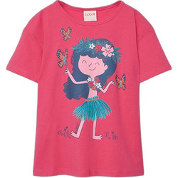 Boboli Παιδικό T-Shirt Κοντομάνικο Φούξια 493028-3826