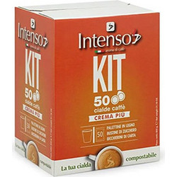 Intenso Κάψουλες Espresso Crema Piu Kit Συμβατές με Μηχανή E.S.E Pod 50τμχ