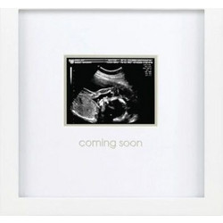 Pearhead Αναμνηστική Κορνίζα για Μωρά Coming Soon Λευκή