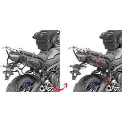 Givi PLXR2139 Πλαϊνές Βάσεις Αποσκευών Μηχανής Monokey για Yamaha Tracer 9 / 9 GT '18-'20