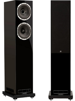 Fyne Audio F501S Ζεύγος Ηχείων Hi-Fi Δαπέδου 150W 2.5 Δρόμων Piano Gloss Black