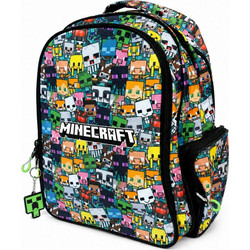 Gim Minecraft Chibi Σχολική Τσάντα Πλάτης Δημοτικού Πολύχρωμη 316-04031
