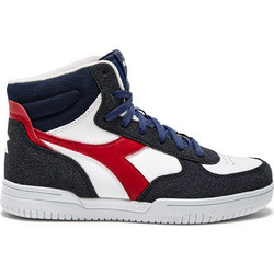 Diadora Παιδικά Sneakers Μποτάκια Μαύρα Κόκκινα 101-180887