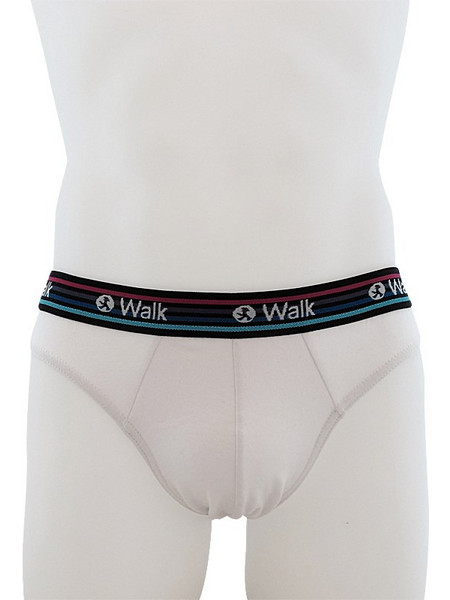 Walk Ανδρικό Σλιπ Βαμβακερό Λευκό W1766