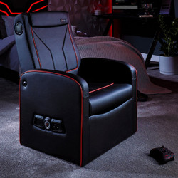 X Rocker Καρέκλα Gaming Δερματίνης Μαύρη 2022021