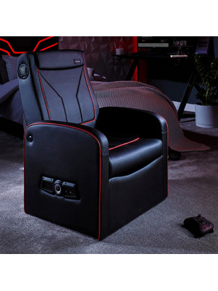 X Rocker Καρέκλα Gaming Δερματίνης Μαύρη 2022021