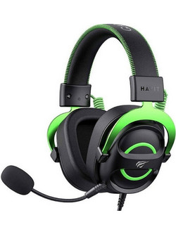 Havit H2002E Gaming Headset Over Ear Black Green
