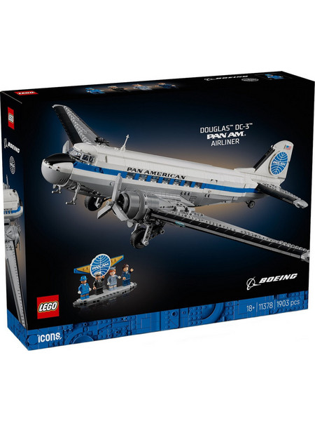 Lego Icons Douglas DC-3 PAN AM Airliner για 18+ Ετών DC3PAN