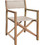 HomeMarkt Soul Πολυθρόνα Κήπου Σκηνοθέτη Ξύλινη Μπεζ HM6524.04