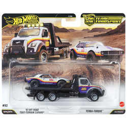 Mattel Hot Wheels Premium Car Culture Team Transport Off Road Tout-Terrain Camaro & Terra-Torque