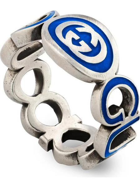Gucci Interlocking G Γυναικείο Δαχτυλίδι Βεράκι από Ασήμι 925 YBC753640002