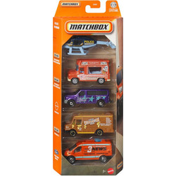 Mattel Matchbox Aυτοκινητάκια Σετ των 5 City Life
