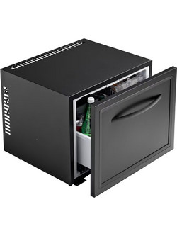 IndelB TD50 Εντοιχιζόμενο Ψυγείο Mini Bar 37lt Υ42xΠ55xΒ47.5cm Μαύρο