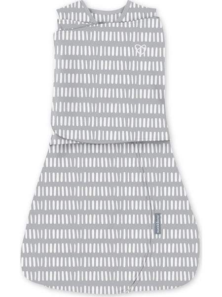 Ingenuity SwaddleMe Arms Free Dash Lines Πάνα Φασκιώματος Γκρι 17388-170