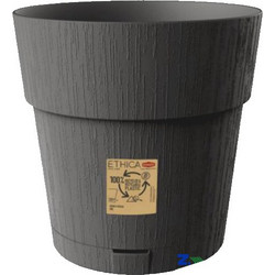 Stefanplast Ethica Αυτοποτιζόμενη Γλάστρα Εξωτερικού Χώρου Στρογγυλή Πλαστική 25x25cm 25145