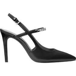 Michael Kors Γόβες Slingback Λουστρίνι με Τακούνι Στιλέτο Μαύρες 40R6DIHP1L-001