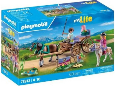 Playmobil My Life Βόλτα με την Άμαξα στην Ύπαιθρο για 4+ Ετών 71812